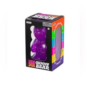 NWT NeeDoh Schylling Gummy Bear Squishy Purple